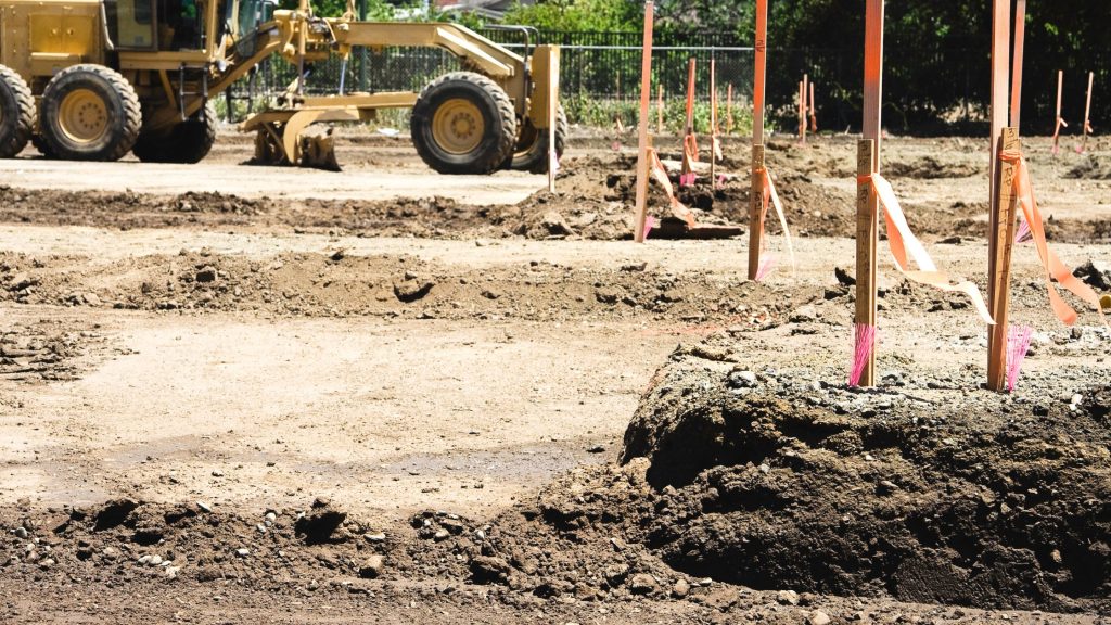 construction site grading